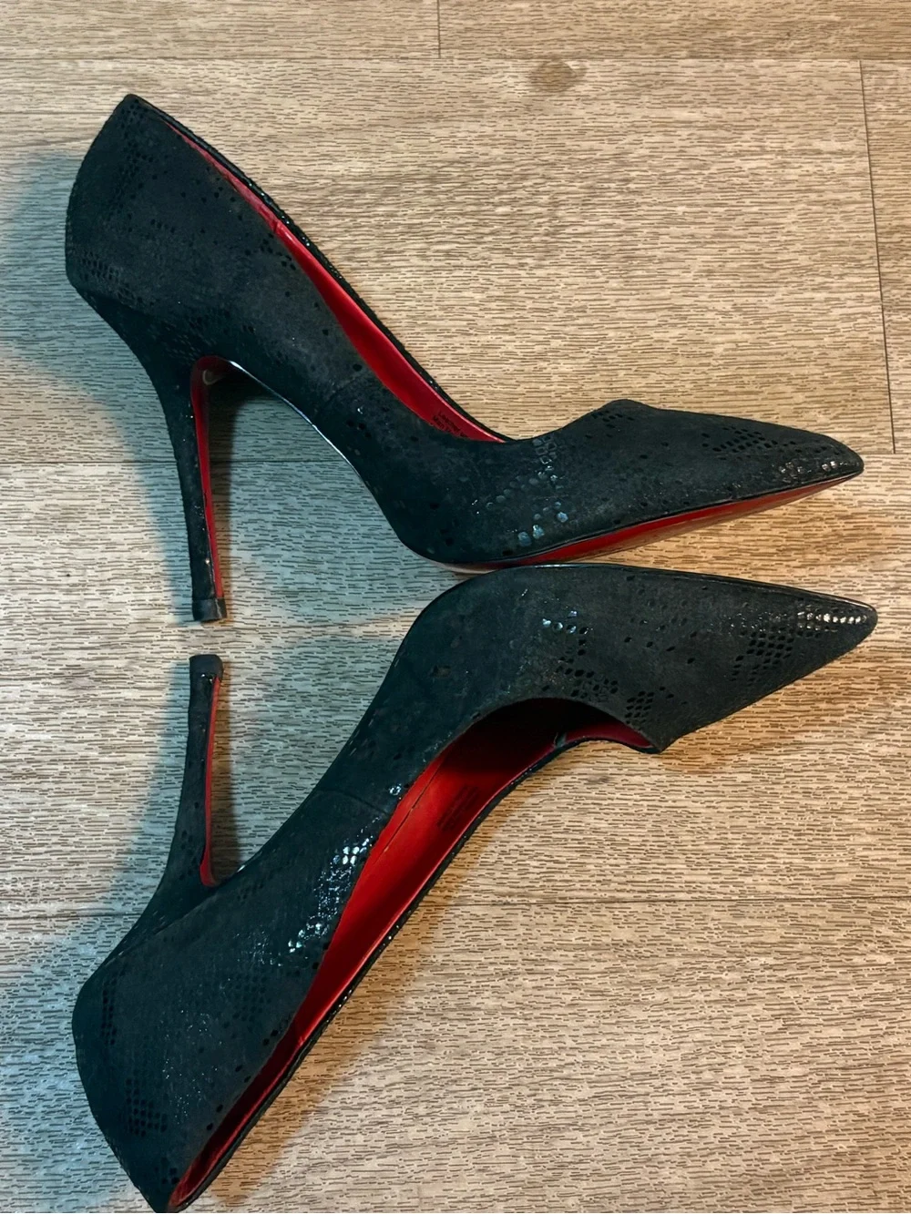 CHARLES JOURDAN PARIS BLACK HEELS SIZE 10M